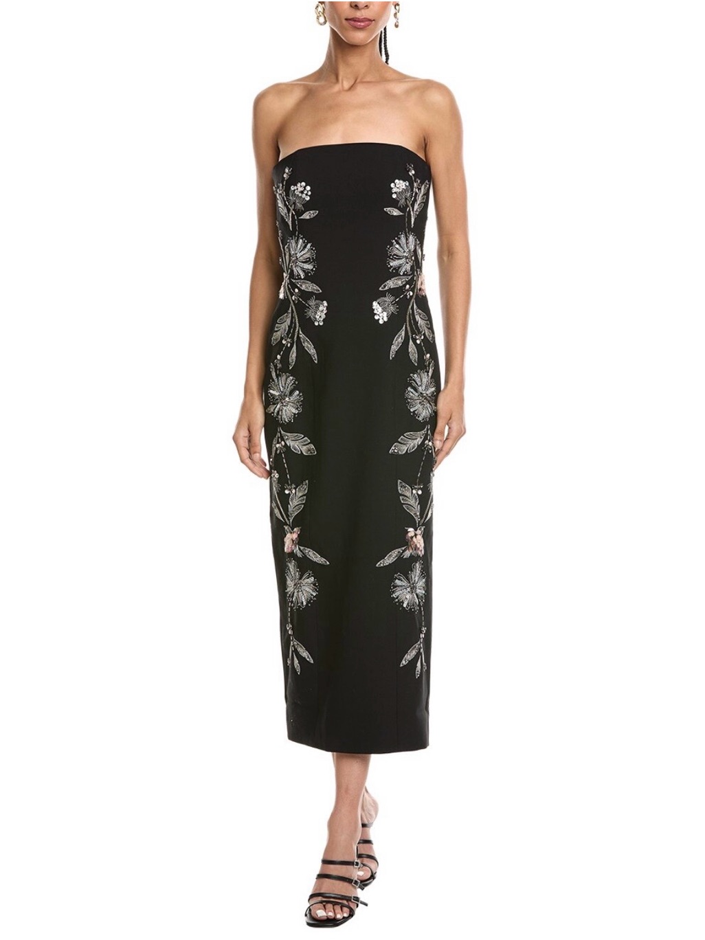 Cinq A Sept - Floral Mixed Media Niles Dress